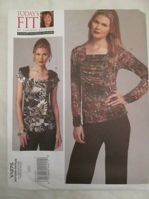 Vogue 1275 Today's Fit by Sandra Betzina Easy Top Pattern OSZ Bust 32-55 Uncut - Image 1 of 4