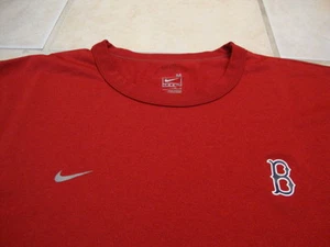 MLB Boston Medias Rojas Medias Rojas Grandes Ligas Fanático del Béisbol Nike Ropa Ajuste Rojo Seco Camiseta M - Imagen 1 de 4