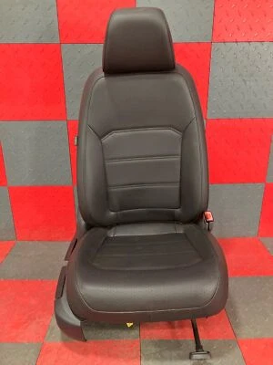 VW Volkswagen Passat 2016-2019 pasajero derecho manual asiento delantero negro-HT cuero Foto 1 de 4