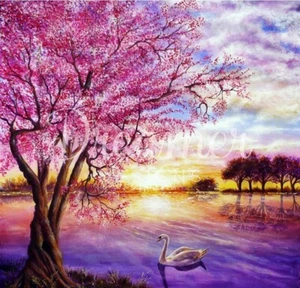 DREAMER DESIGNS Diamond Art Kit auf Leinwand "Twisted Blossom" heiter schön NEU - Bild 1 von 7