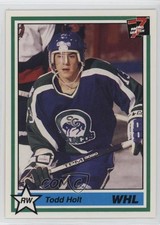 1990-91 7th Inning Sketch WHL Todd Holt #48