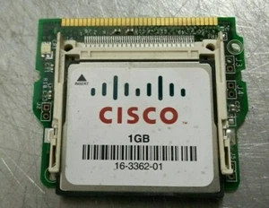 2xCISCO Boot Flash Adapter 73-10224-05 w/1GB 16-3362-01 MEM-CF-1GB COMPACT FLASH - Picture 1 of 1