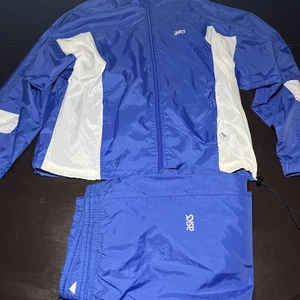 Asics Vintage Trainingsanzug Blau Herren Größe L **RED DESC** - Bild 1 von 15