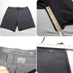 Patagonia Swim Shorts Mens 33 Gray Zip Fly Conquerors of The Useless Board Tech - Picture 1 of 12