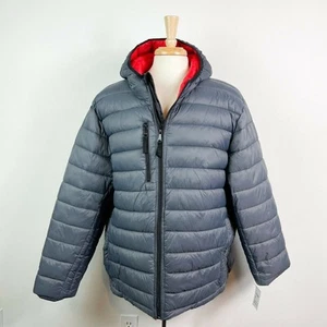 Urban Republic NWT Boys Gray Hooded Packable Puffer Jacket Size XL - Picture 1 of 11
