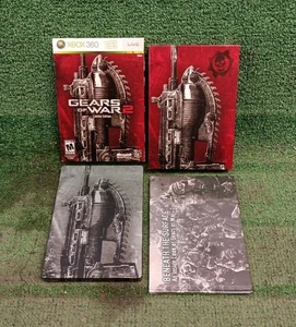 Steelbook de arte en caja original edición limitada Gears of War 2 Xbox 360 como nuevo discos - Imagen 1 de 18