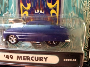 MUSCLE MACHINES BLVD BLASTER 49 MERC COUPE 1/64 SCALE 1949 MERCURY BLOWN - Picture 1 of 3