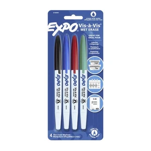 Expo WB Mrkr Wet Erase Pk4 Bx6 - Picture 1 of 1