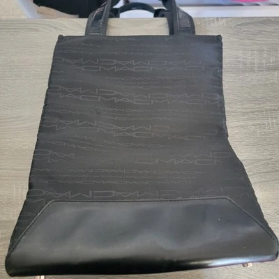 MAC MAKEUP TOTE BAG Designed By Matt Murphy Large MAC LOGO ON CANVAS - Image 1 of 4