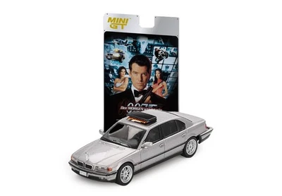 Mini-GT 1:64 BMW 750 IL (E39) 007 JAMES BOND TOMORROW NEVER DIES GERMAN V. 1997 - Immagine 1 di 4