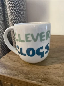 Jamie Oliver Cheeky Royal Worcester "Clever Clogs" Tea Coffee Mug Cup - Picture 1 of 3
