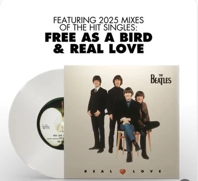The Beatles:Free As A Bird and Real Love,7" Single in With Vinyl,Ltd.Edition New - Bild 1 von 4