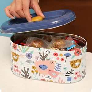 Desktop Storage Box Metal Large Capacity Sealed Storage Containers with X7G0 - Picture 1 of 16