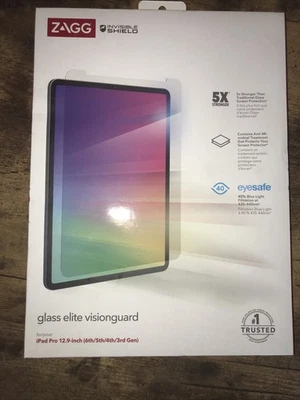 ZAGG InvisibleShield Glass Elite + Screen Protection  Apple iPad 12.9" - Image 1 of 3