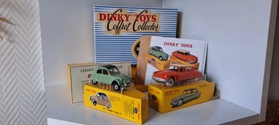 DINKY TOYS COFFRET ATLAS COLLECTOR QUAI DE JAVEL 2CV ETDS CITROEN NB 1/43 - Photo 1/4