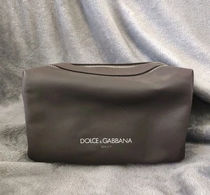 Dolce & Gabbana Beauty BRAUN Double ZIP Kulturbeutel Kosmetiktasche Tasche BRANDNEU!! - Bild 1 von 8