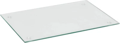 Glass Chopping Cutting Board Work Top Saver Large 50 x 40 cm - Image 1 of 4