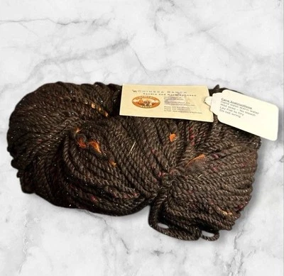 Chimera Ranch Enchanted Fibers Brown Hand Milled Alpaca Firestar Yarn 180 Yard - Image 1 of 4