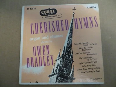 Owen Bradley – Cherished Hymns ‎- 1953 - Coral EC-82016 7" EP VG/VG+ Foto 1 de 4