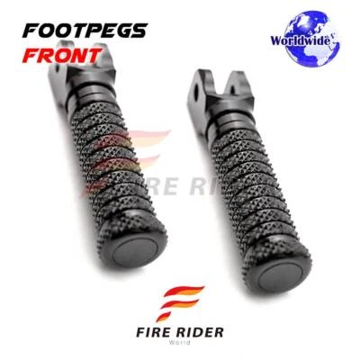Pinzas delanteras CNC negras M-GRIP para Kawasaki Vulcan 900 Custom 15 16 17 18 19 Foto 1 de 4
