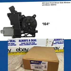 Motor de ventana eléctrica delantero izquierdo ACI Maxair 382412 vehículo GMC Cadillac de repuesto - Imagen 1 de 11