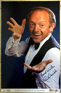 AUTOGRAFIADO: póster de manos mágicas de Paul Daniels - Imagen 1 de 2