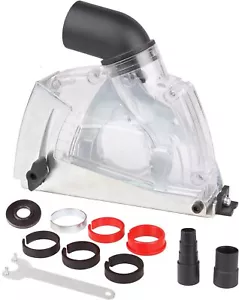Staubsammler Aufsatz Schneiden Staubschutz für Winkelschleifer 41/2 Zoll bis 5 Zoll - Bild 1 von 3