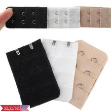 3 pcs Adjustable Bra Buckle Extender Bra Extension Underwear Strap 2/3/4 Hooks