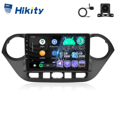 9" CarPlay 32GB Android13 Autoradio für Hyundai i10 II BA IA GPS Navi RDS Kamera - Bild 1 von 4