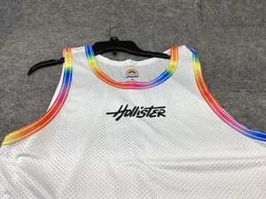 Hollister California Tank Top Mens Small Glsen x Pride Rainbow Sleeveless Shirt - Picture 1 of 9