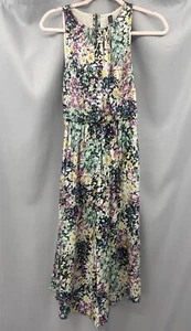 Anthropologie PLENTY by TRACY REESE SELENA FLORAL Wide Leg Crop JUMPSUIT Size XS - Picture 1 of 9