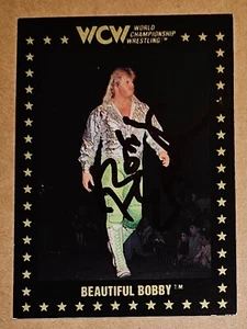 Tarjeta de marketing firmada autografiada del Campeonato WCW Bobby Eaton #74 1991 WWE - Imagen 1 de 3