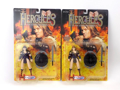 Xena WP ToyBiz Light & Dark Hair 5" Vertical Sword Hercules Action Figures Cover