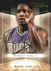 2004-05 Skybox Autographics Insignia Bucks Basketball Card #14 Michael Redd /150