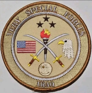 US Army Very Special Forces Iraq Desert Morale Patch Military VINTAGE ORIGINAL - Picture 1 of 2
