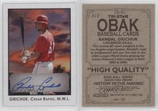 2010 TRISTAR Obak Auto Brown /75 Randal Grichuk #A13 Auto
