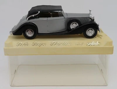 SOLIDO AGE D'OR FRANCE 1982 4046b ROLLS ROYCE PHANTOM 3 MULLINER 1936 CABRIOLET - Photo 1/4