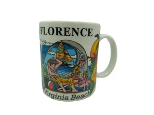 Virginia Beach With The Name Florence Coffee Mug Cup - Bild 1 von 5
