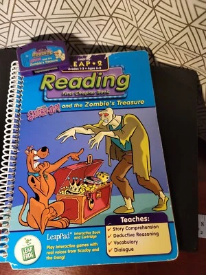 Scooby Doo and the Zombies quantum pad  Reading Treasure"  Book & Cartridge - Image 1 of 4