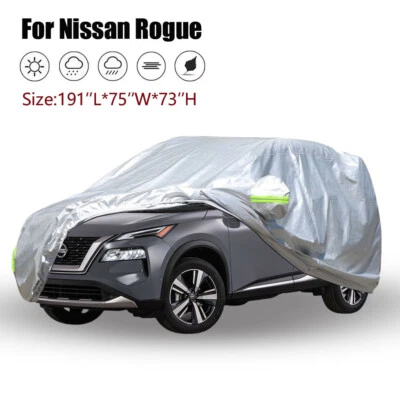 Cubierta completa impermeable para automóvil Nissan Rogue SUV lluvia nieve protección resistente a los rayos UV Foto 1 de 4