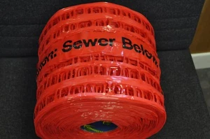 DETEKTORNETZ ROT KANALISATION UNTER 100 METER X 8 ZOLL - Bild 1 von 2