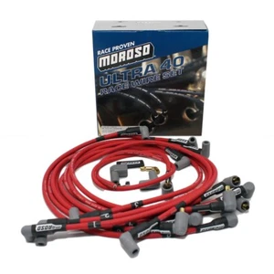 Moroso 73683 Ultra 40 Spark Plug Race Wires SBC Chevy 327 350 400 Socket Style - Bild 1 von 1