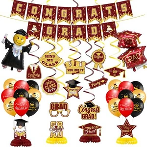 Graduation Decorations Class of 2024: 36PC Graduation Party Decorations Set - Picture 1 of 6