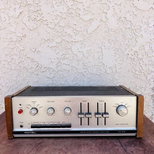 Rotel RA-610 Vintage Solid State Stereo Amplifier, 1970s Hi Fi Audio Equipment - Picture 1 of 20