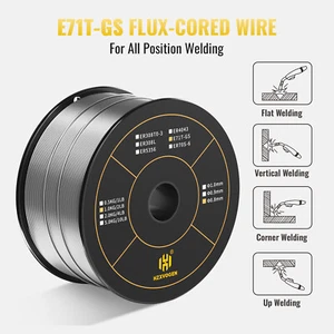 HZXVOGEN 2LB 0.03” E71T - GS Flux Cored Welding wire Intensive to Impurities - Picture 1 of 14