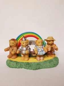Cherished Teddies Follow The Yellow Brick Road Base Signed by Priscilla Hillman - Picture 1 of 10