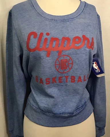 Los Angeles Clippers Classic Logo NBA Store Exclusive Women's Sweater NWT Cover