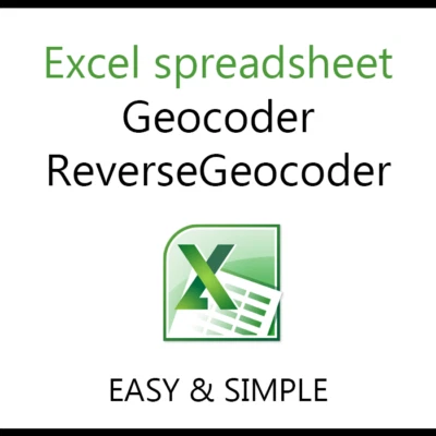 Geocoder and ReverseGeocoder | Excel spreadsheet - Image 1 of 4