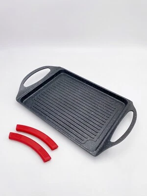 Bistecchiera Granchef Grill Rettangolare 45x27cm MR.Carlo Induzione  Alluminio - Immagine 1 di 4