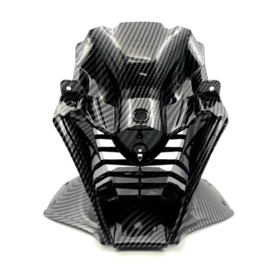 Middle Front Upper Nose Fairing Cowl For YAMAHA YZF R6 2006 2007 Carbon Fiber - Image 1 of 4